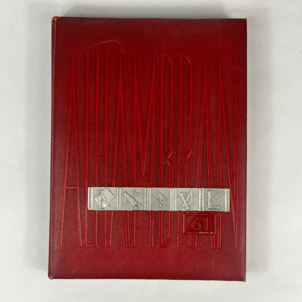 1961 Alhambra High School California Annual Yearbook San Gabriel County Alumni